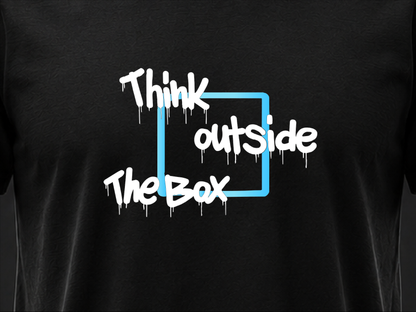 Utanför Boxen T-shirt Blå | RLD Printstore