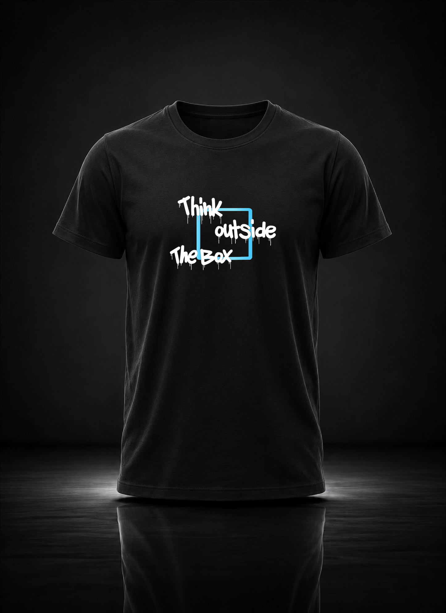 Utanför Boxen T-shirt Blå | RLD Printstore