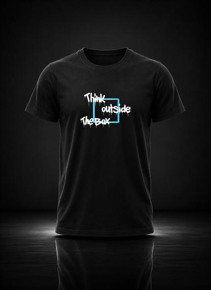 Utanför Boxen T-shirt Blå | RLD Printstore