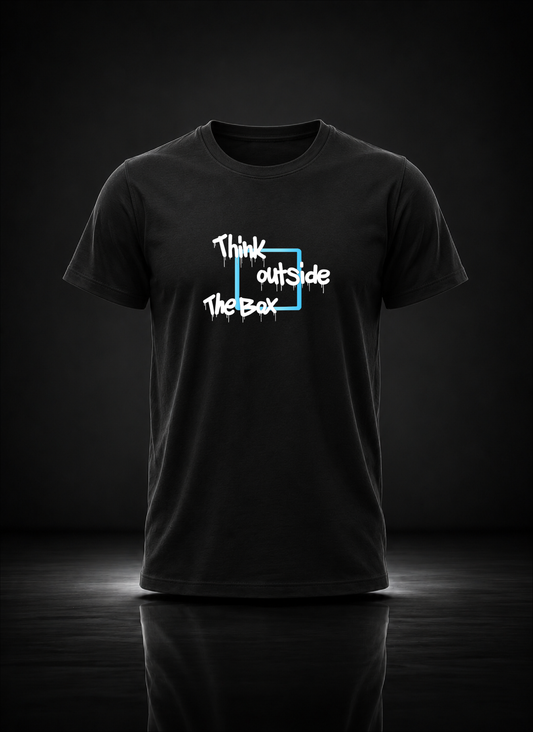 Utanför Boxen T-shirt Blå | RLD Printstore